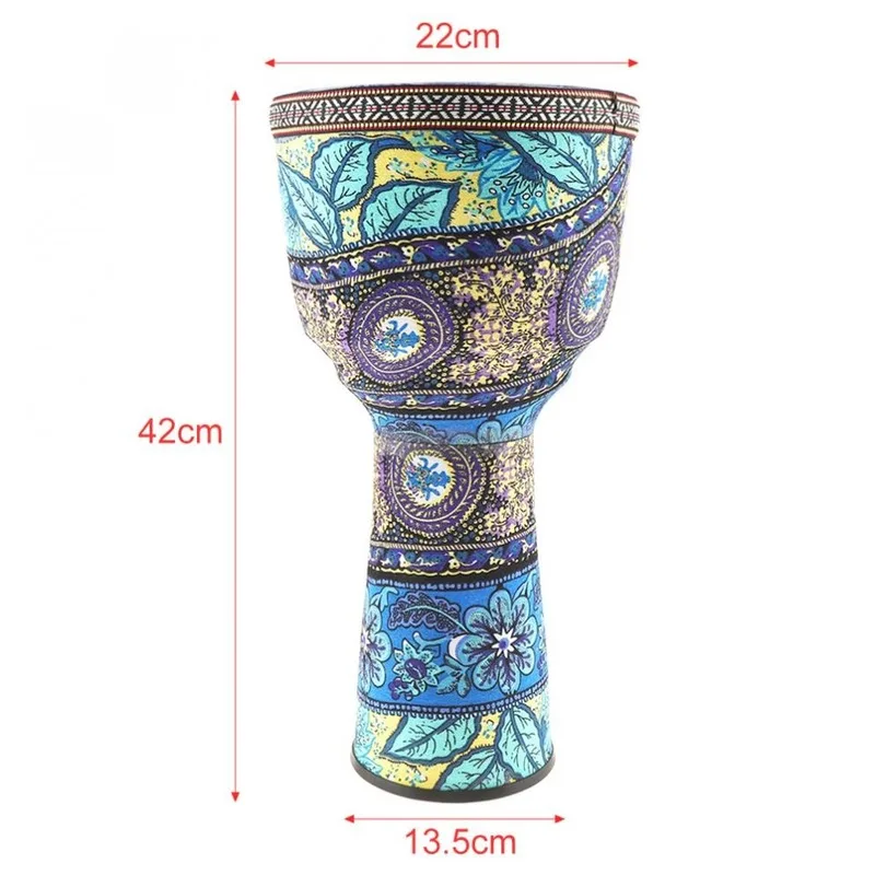 8.5 Inch /10Inch High Quality Professional African Djembe Drum Colorful Wood Good Sound Traditional Musical Instrument