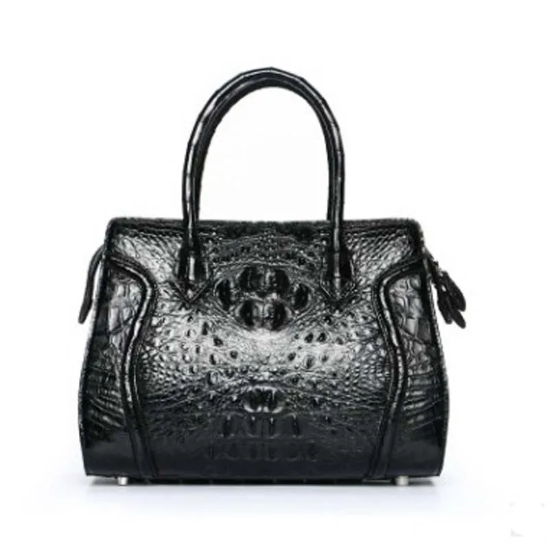 dongou crocodile  Female bag  handbag  Genuine leather  female  trend  Genuine leather  Single shoulder bag  women handbag