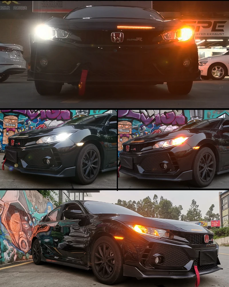 No Hyper Flash Switchback White / Amber LED BAU15S 7507 21W BA15S 1156 Bulbs For Daytime Running Lights DRL/Turn Signal Lights