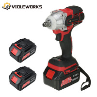 22800mAh 588VF Brushless Cordless Electric Impact Wrench 1/2 inch Wrench Power Tools Compatible For Makita Rechargeable Battery