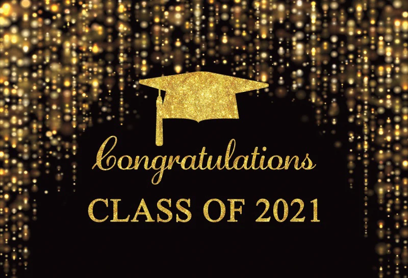 Laeacco Gold Shiny Fireworks Happy New Year Of 2022 XMAS Party Celebration Poster Photo Background Photography Backdrop Banner