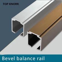 TOPKNORR 슬라이딩 도어 헤비 라인 목제 도어 행잉 레일 풀리, 주방 도어 욕실 슬라이드