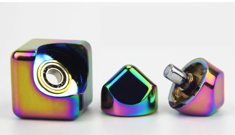 Platz Dekompression Kreisel Würfel Cube Anti-Angst Fingertip Spielzeug Hand Fidget Spinner Vent Spielzeug Flipo Flip Für Kinder – Detail 2