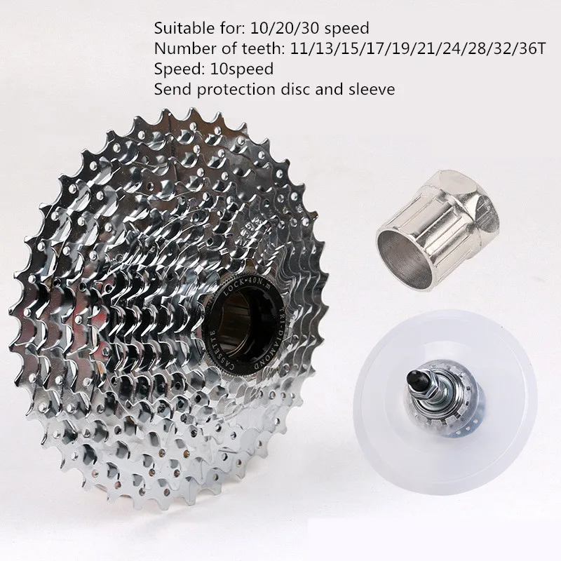 Mountain Bike Threaded flywheel Rotating Bicycle Flywheel 6 7 8 9 10 Speed Variable 28T 32T 36T Universal mtb Freewheel