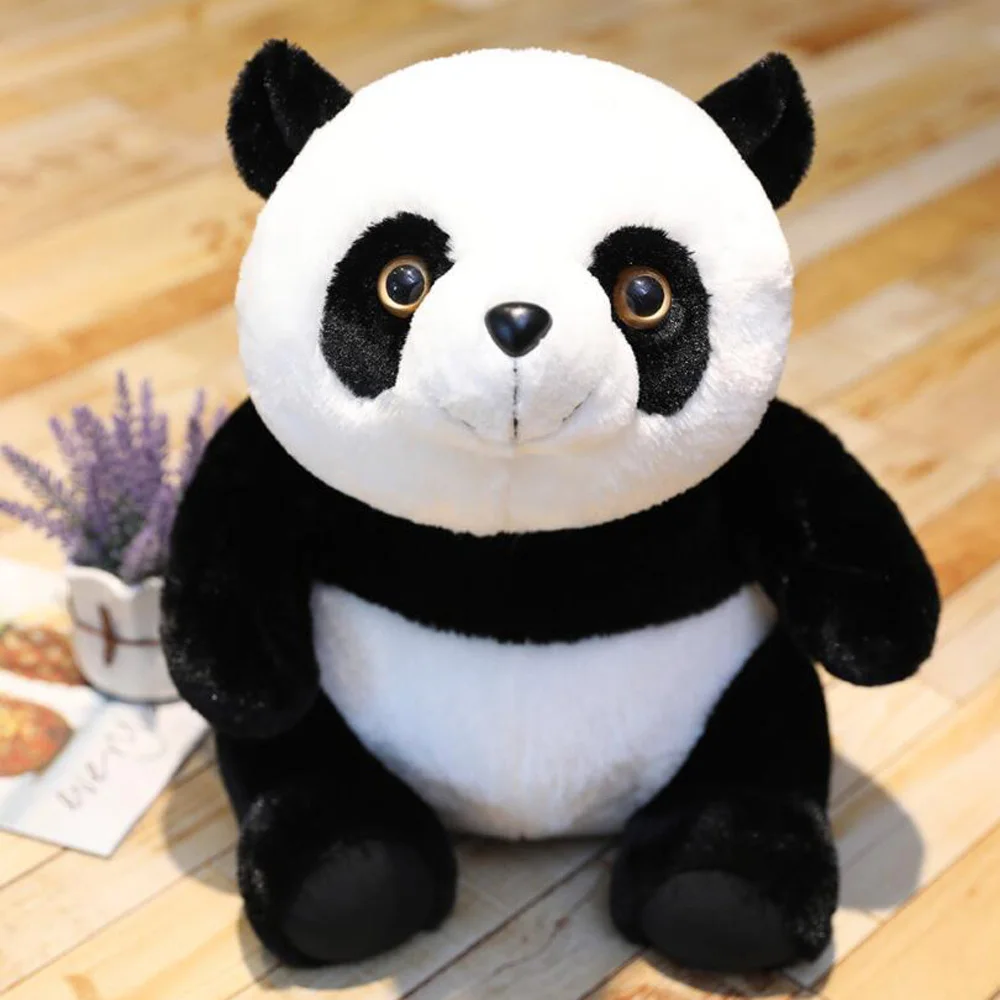 

Simulation Panda Cute Sitting Posture Children Stuffed Plush Toy Birthday Christmas Gifts