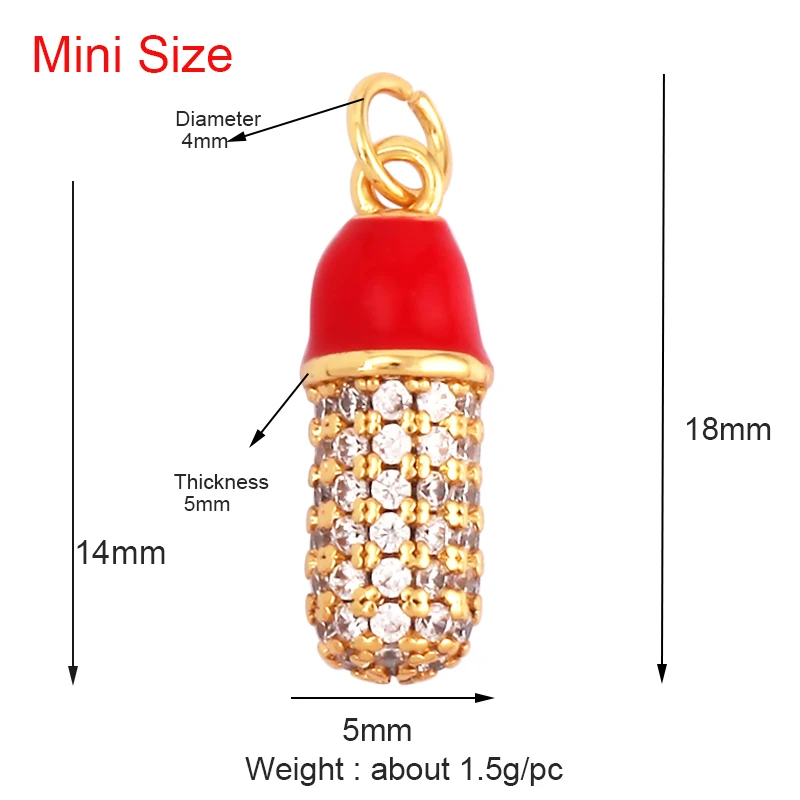 Colgante de cápsula chapada en oro, abalorio de esmalte, Rosa neón, naranja, turquesa, gota de aceite, collar, pulsera, M83