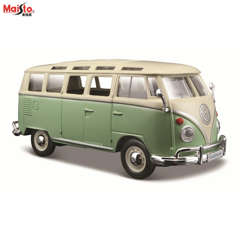 Maisto 1:25 Volkswagen VAN SAMBA simulation Die casting alloy car