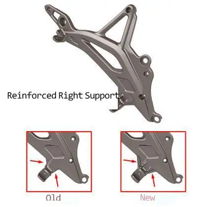 

Motorcycle Pedal Bracket Left and Right Aluminum Triangle New for Zontes Zt310-r-x-t-r1-x2-t2