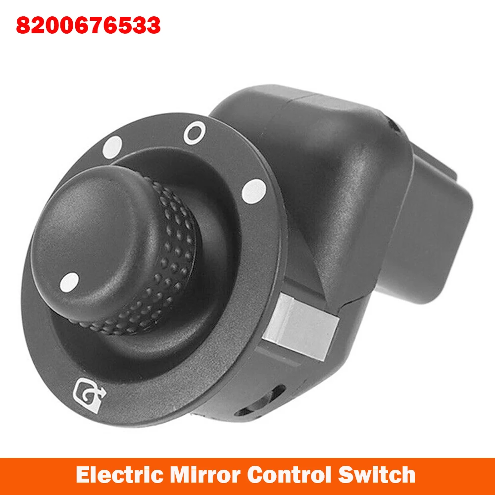 Electric Mirror Control Switch Adjust Knob 109014 8200676533 For Renault Clio III Mk3 Laguna2 Scenic Megane II Kangoo 2007-2017