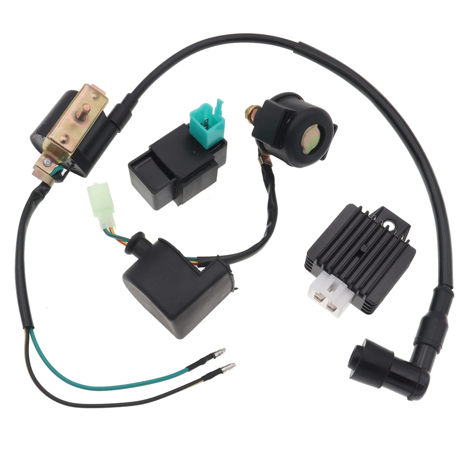 Relé regulador CDI de bobina de encendido para 50 70 90 110cc ATV GIO Kazuma Baja Taotao Sunl