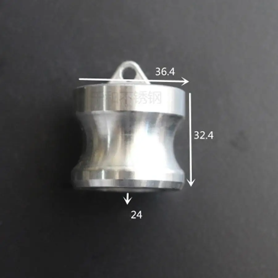 

1" End Plug Type DP Camlock Quick Disconnect Coupling 316 Stianless Cam Groove For Hose Pumps Homebrew