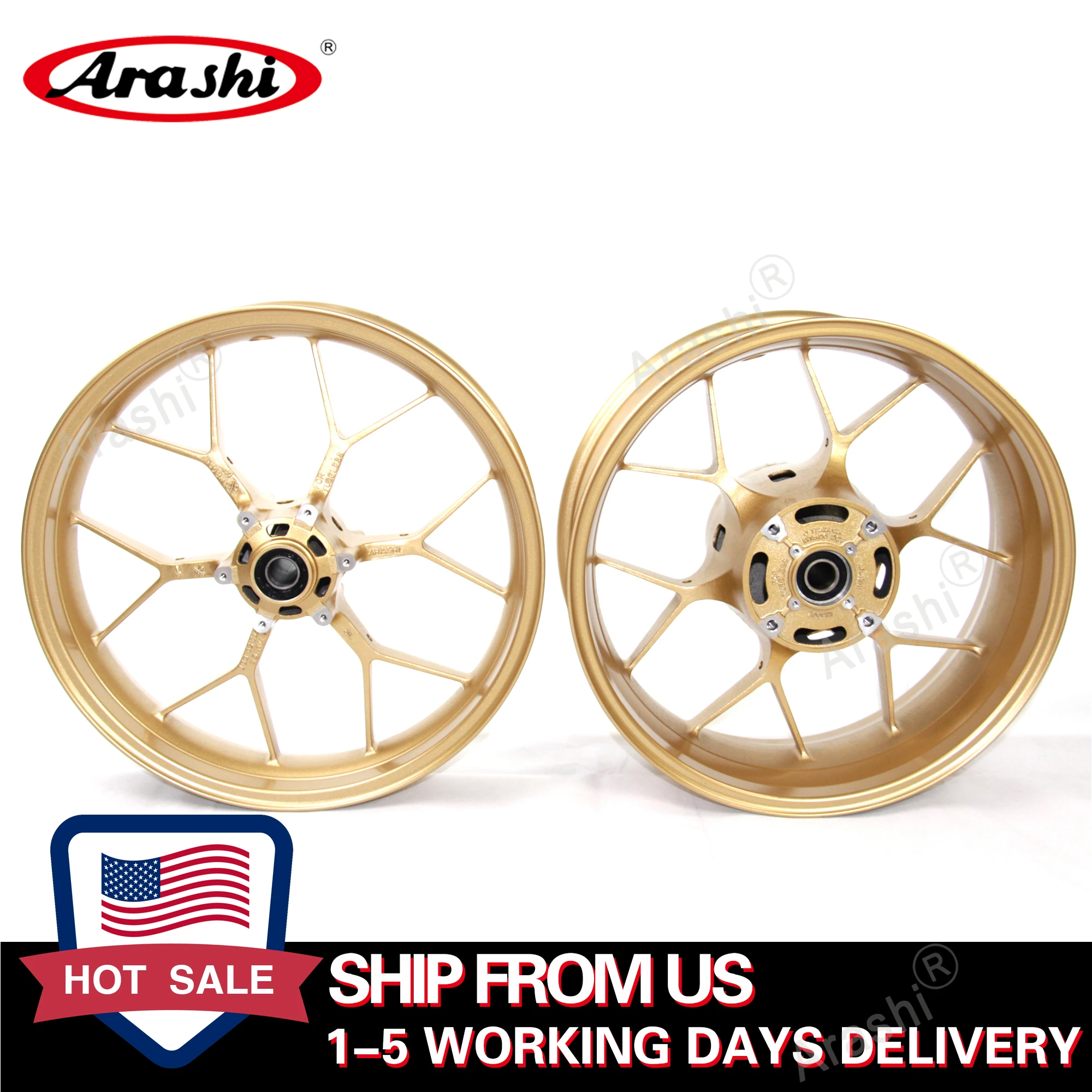 

Arashi CBR1000RR 08-16 Front Rear Wheel Rim Rims For Honda CBR 1000 RR 1000RR 2008-2016 CNC 2016 2015 2014 2013 2012 2011 2010