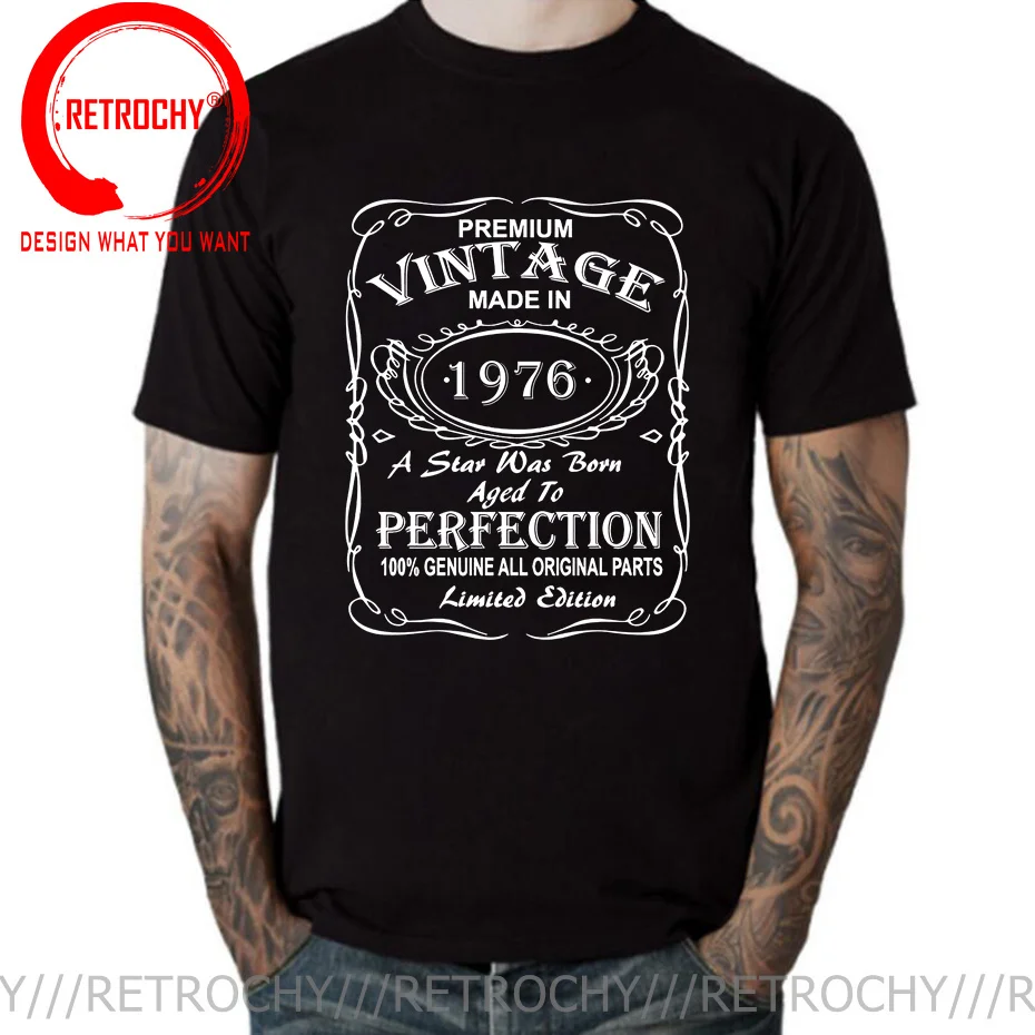 Premium Vintage Limited Edition 1970/1971/1972/1973/1974/1975/1976/1977/1978/1979 All Original Parts Aged to Perfection T shirts