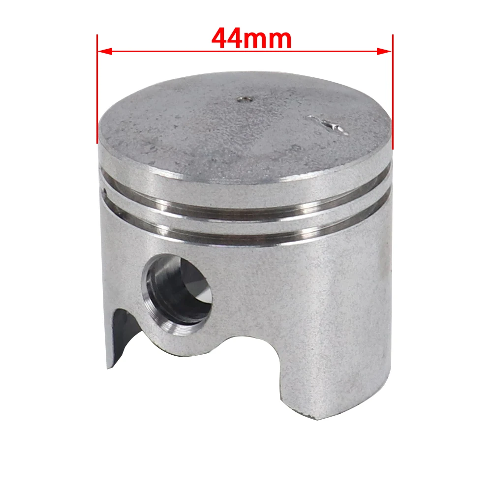 44mm Piston（44-5） 10mm Pin Set Kit For 2 Stroke 49cc Engine Chinese Pocket Dirt Bike Mini Moto Minimoto ATV Quad 4 Wheeler