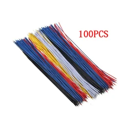 100PCS/Set Tin-Plated Breadboard PCB Solder Cable 26AWG 20cm Fly Jumper Wire Cable Tin Conductor Wires 1007-26AWG Connector Wire