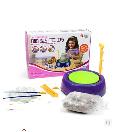 DIY electronic molding Clay toy set Educational Toys Clay Kit pottery wheel Ceramic Workshop