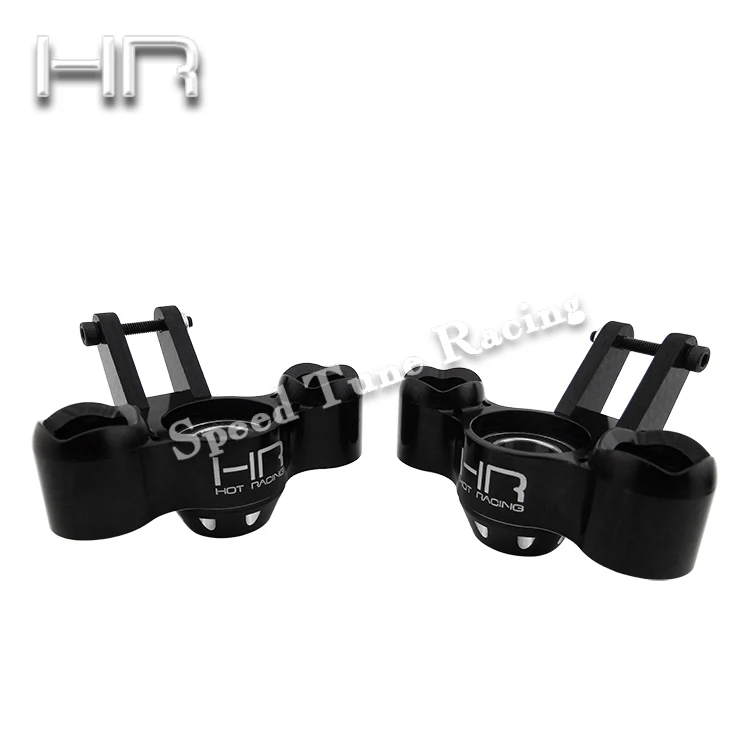 Hot Racing heavy duty aluminum axle carriers (steering knuckles) with carbon fiber steering arms for 1/8 Arrma NERO