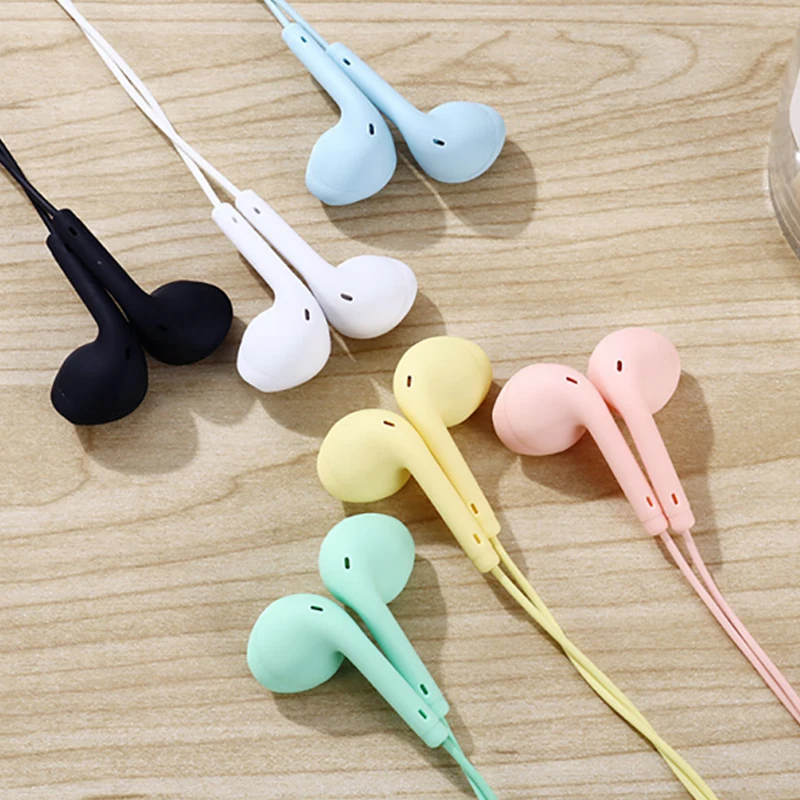 3.5m 이어폰 케이블로 귀 사운드 음악을 통한 1.2mm HIFI 헤드셋 ios에 적합한 유선 이어폰 Huawei vivo oppo 와이어 제어