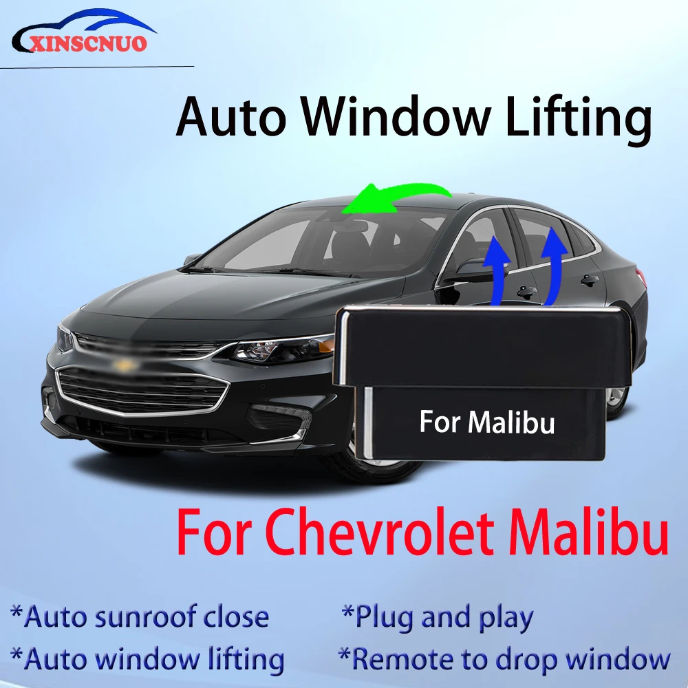 Auto Window Closer For Chevrolet Malibu 2009-2016 Glass Car Accessory Remote Controller OBD Automatic Sunroof Open plug and play