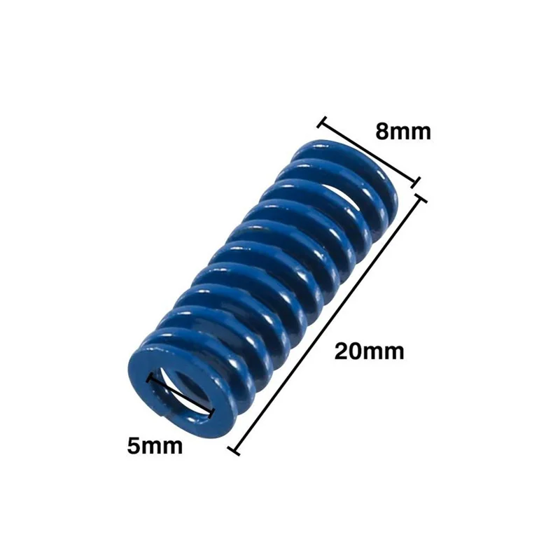 20Pcs/lot 3D Printer Motherboard Compression Springs 8x20 mm for Creality CR-10 Ender 3 Heatbed Springs Bottom Connect Leveling