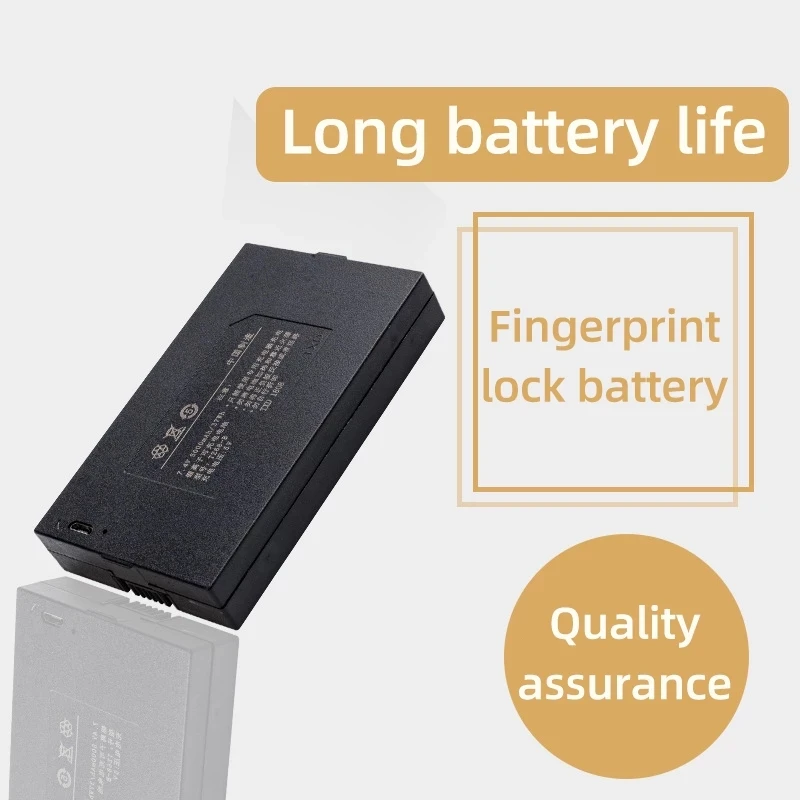 4200mah Fingerprint Smart Door Lock Accessories lithium battery