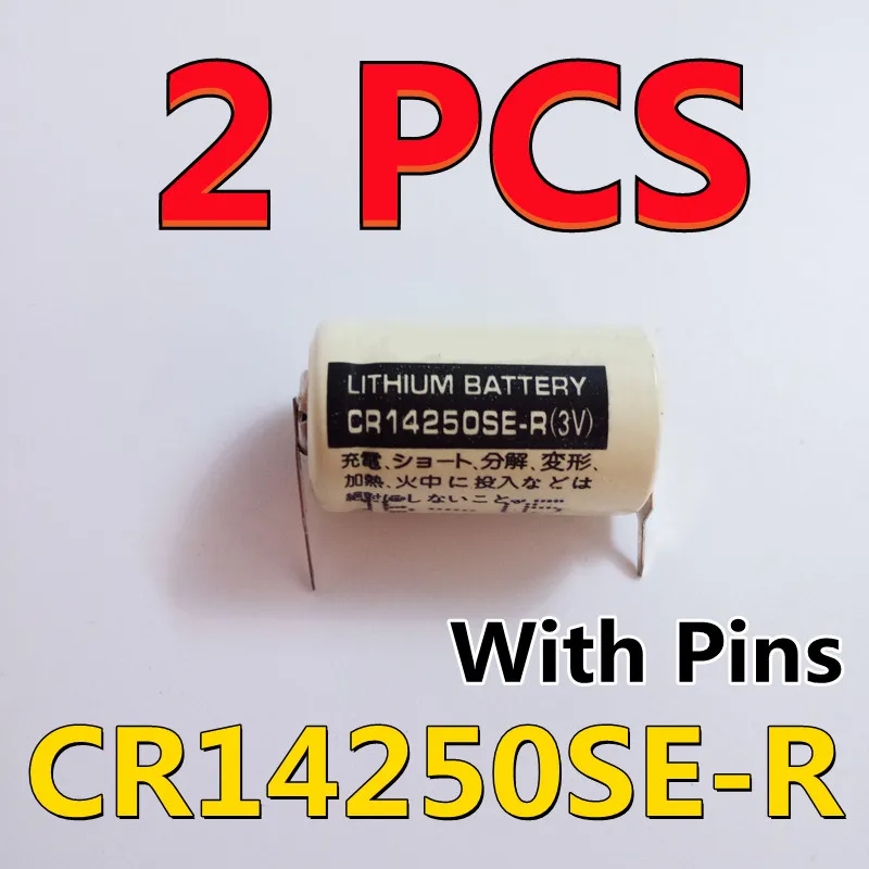 

2PCS Original NEW CR14250SE-R 1/2AA CR14250 3V 1200mAh Lithium Battery With Pins