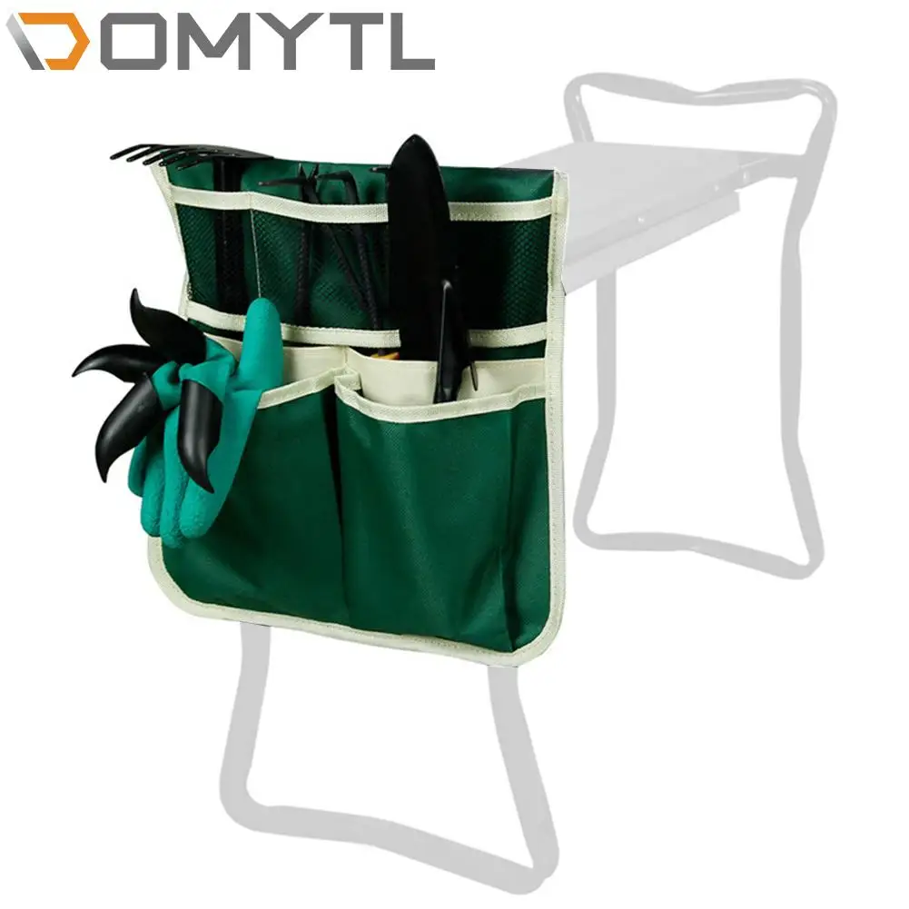 Garden Trim Storage Tool Bag for Kneeling Chair Seat Folding Stool Side Cart Flatbed Trim Storage Organization Tools Kit