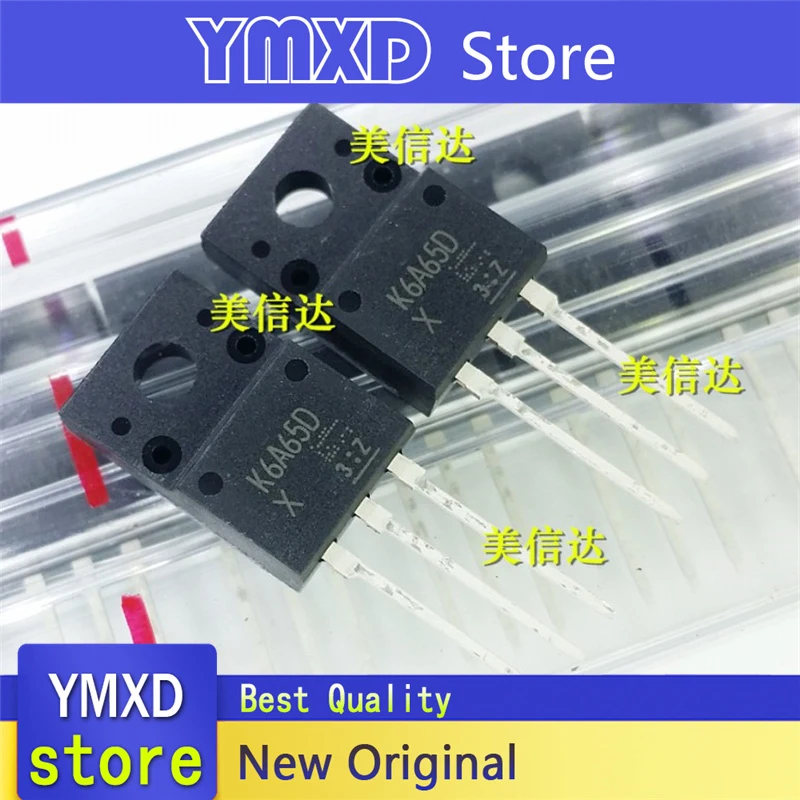 10 pz/lotto nuovo originale K6A65D TK6A65D 6A650V tubo a effetto di campo TO-220F triodo In magazzino