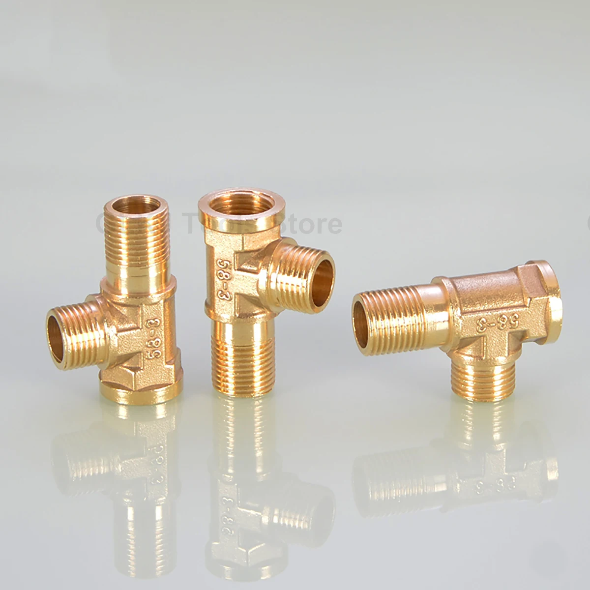 1 pz idraulico pneumatico raccordo per tubi in ottone 1/2 "BSP filetto maschio/femmina tipo t connettore allungato adattatore per Gas olio acqua