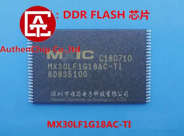 10 pces 100% original novo em estoque MX30LF1G18AC-TI 128m nand flash chip