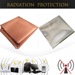 Tessuto Faraday RFID blocco schermante WiFi/RF carta da parati in rame conduttivo anti-radiazioni panno di protezione EMF fai da te