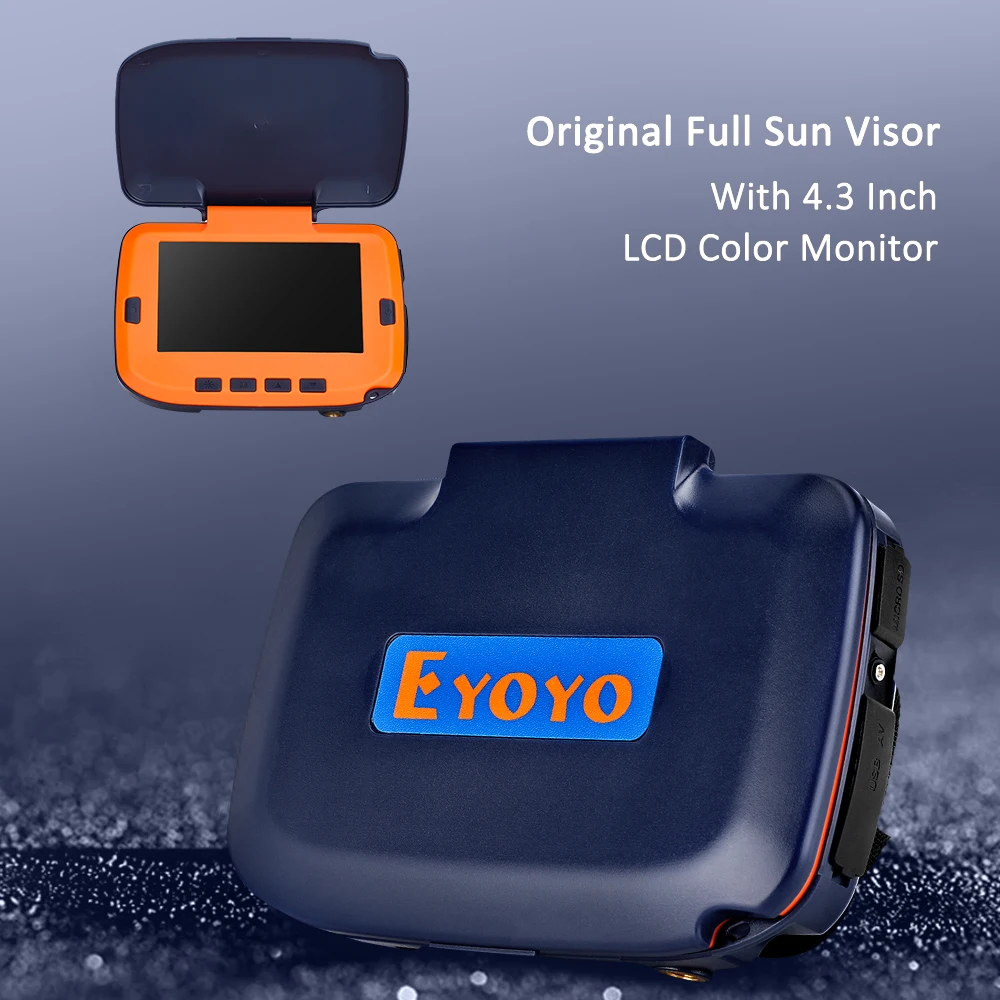 Eyoyo Fish Finder 7HCS 1000TVL 20M Underwater Ice Fishing Camera Video Underwater Camera Infrared Lamp Fishfinder Ice Fishing