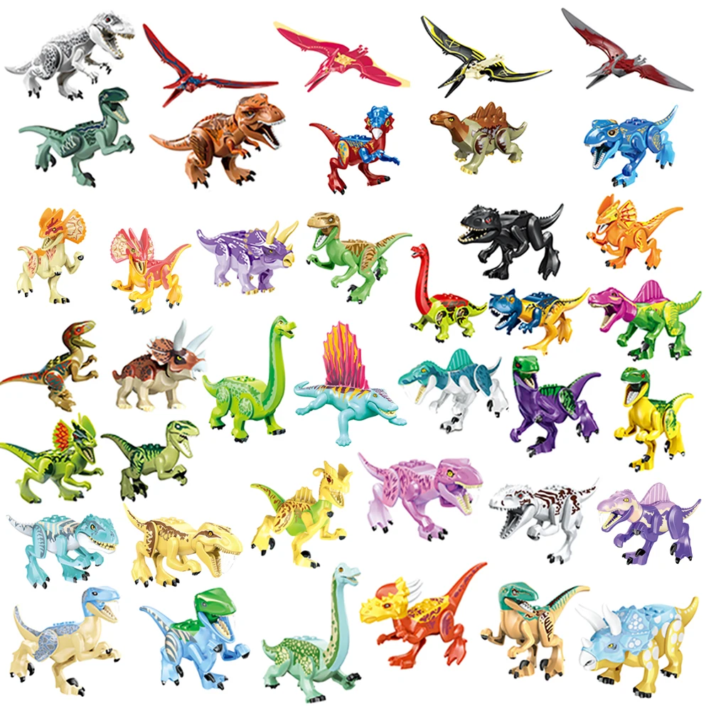 Jurassic  Dinosaur  Tyrannosaurus Rex Dinosaur Action Figures World Park Bricks Toys Gift Compatible BrandsBuilding Blocks