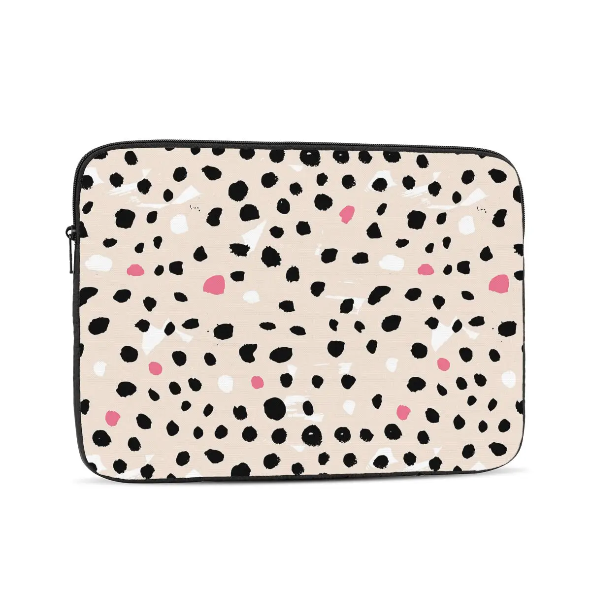 

Seamless Pattern With Grunge Dot Shapes Computer ipad Laptop Cover Case Laptop Sleeve Bag Portable Cover Fundas Pouch