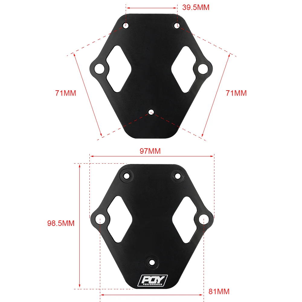 Universal Billet Aluminum Ignition Coil Bracket For Blaster Ss 12V High Output External Male E-Core Ignition Coil 8207 JR-EIC99