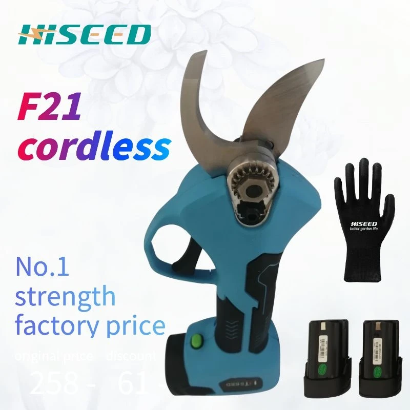 Best Hiseed Cordless Battery Pruning Shear,Manual Mini Cutter Tree Branch Electric Scissor Trimmer