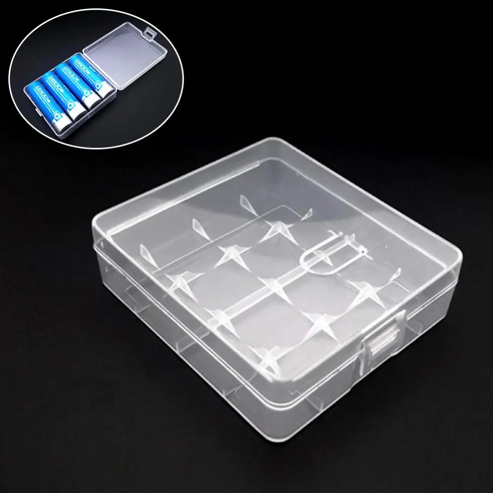 NEW Soshine Portable Hard Plastic Case Holder Storage Box for 4 x 18650 Batteries