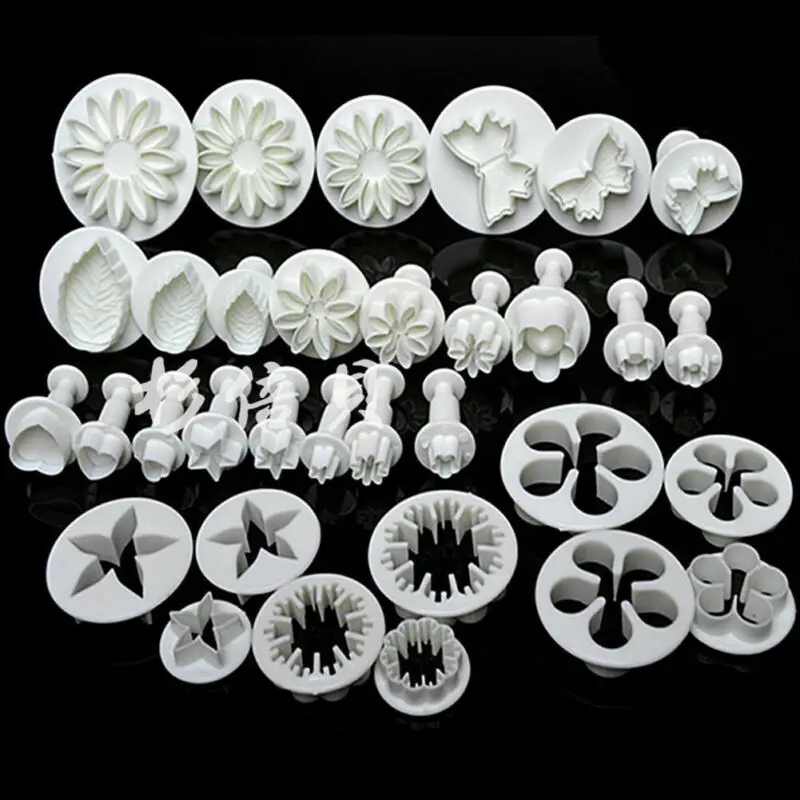 33 Pcs Multi Styles Kitchen Cookie Molds Housewife Cake Pastry Molds Flower Leaf Butterfly Heart Shape Mold Baking Accessories