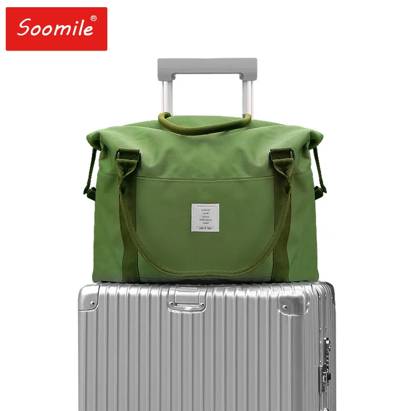 

2023 New Luggage bags Women Travel Bag Big Canvas traveling Organizer bag Clothing Move House Pouch Pure Colour Cube Package