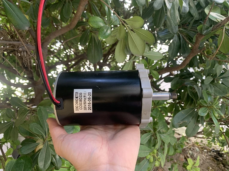 DC220V high-speed high-power speed-regulating DC motor forward and reverse silent motor high torque 4200 rpm