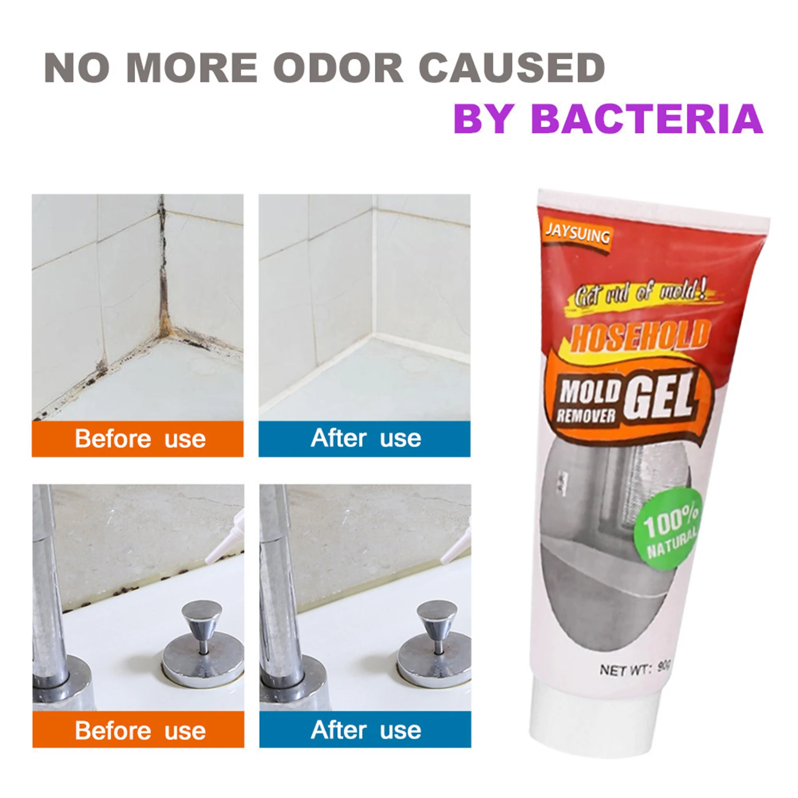 Anti Mould Gel Anti-Odor Household Deep Wall Black Mold Mildew Fungus Gel Remover Tile Glass Crack Kitchen Cleaner Cleaning Tool