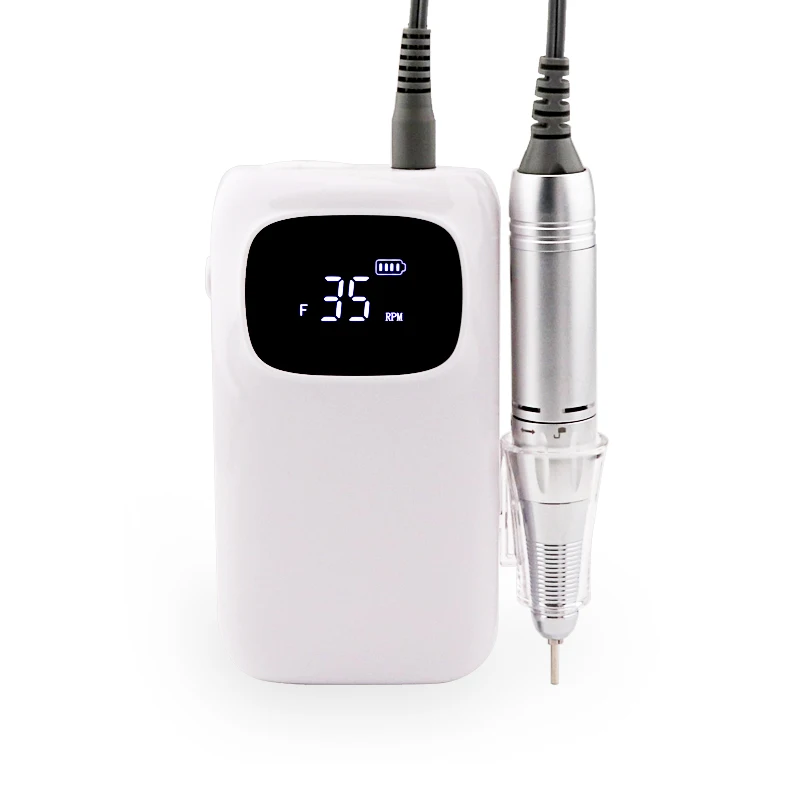 35000rpm Cordless Portable Electric Nail Drill Machine Rechargeable e file Manicure Pedicure 806