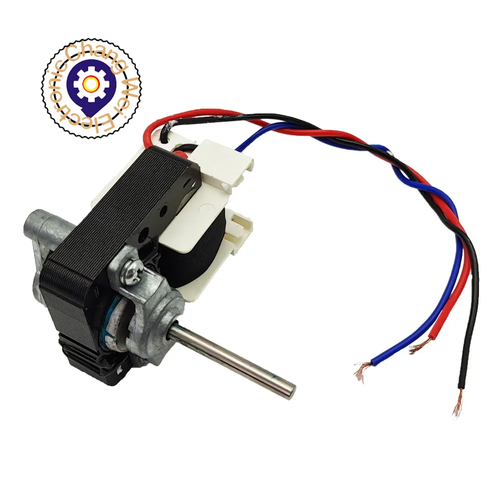 YJ48 Motor Asynchronous Motor 220V AC Low gear around 12W, around 1900 rpm/min. High gear around 15W, 2100 rpm/min