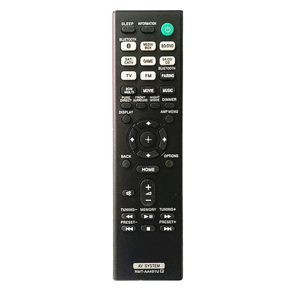 

RMT-AA401U New remote control for Sony Audio Video AV Receiver Remote Control STR-DH190 STR-DH590 STR-DH790 HT-X9000F SAWX9000F