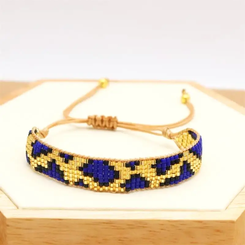 ZHONGVI Miyuk Leopard Bracelet For Women Jewelry Wholesale 2021 Fashion Boho Braided Pulseras Jewellery Bracelet For Girl Gifts