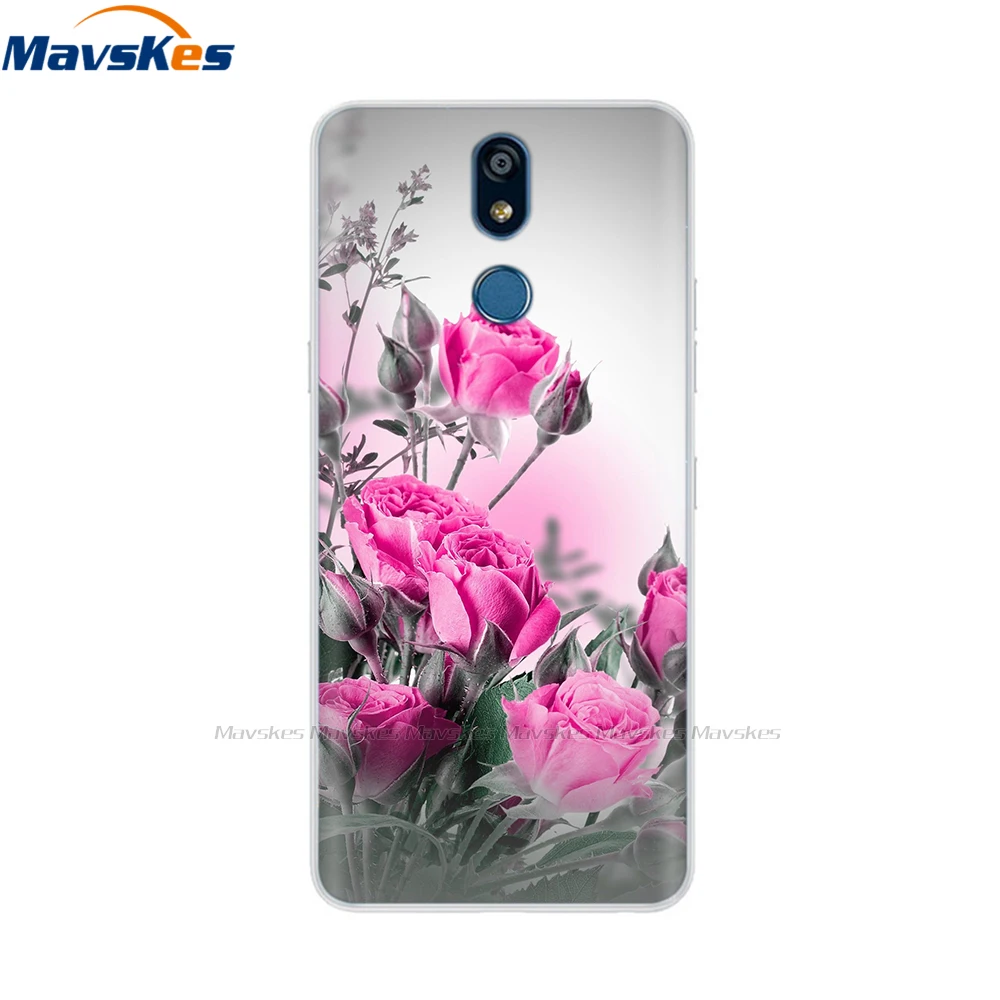 Silicone Case For LG K40 Cover Soft TPU Cute Cartoon Case for LG K40 K 40 Back Covers Shell Bags for Fundas LG K40 Protective