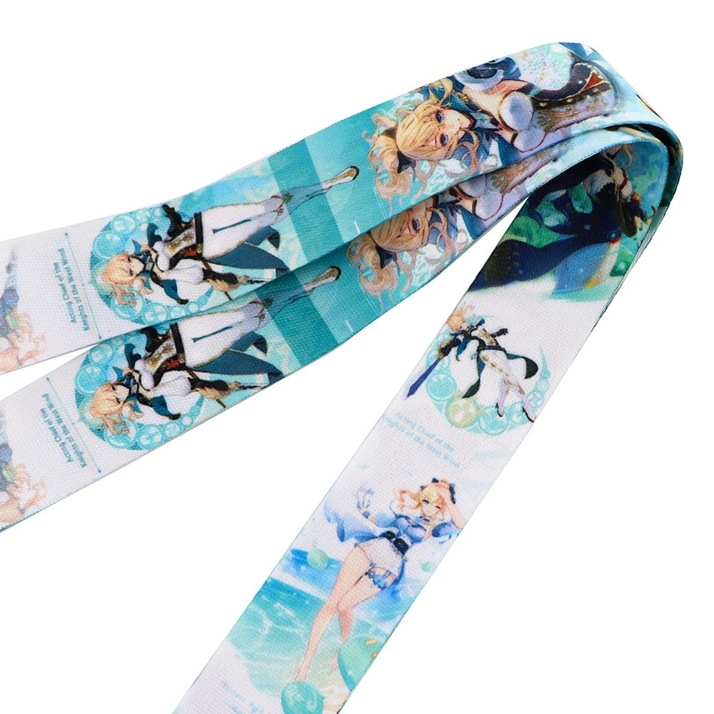 Flyingbee Anime Girl Neck Strap Lanyard For Keys ID Card Gym Phone Straps USB Badge Holder DIY Hang Rope Lariat Lanyard X2325
