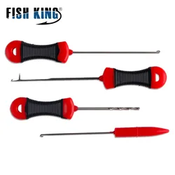 Carp Fishing Bait Drill, Bait Gate Needle, Pellet Hair Rigs, Splicing Making Tools, Rigs Carregando Acessórios, 1-4Pcs