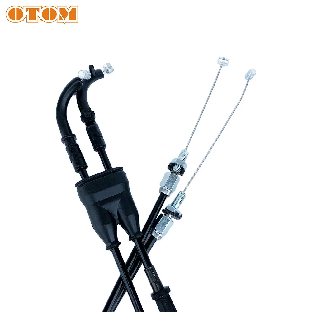 OTOM Motorcycle Throttle Cable Length From 1045mm to 1130mm For KAWASAKI KX250F KX450F Engine Racing Carburetor Accelerate Wire