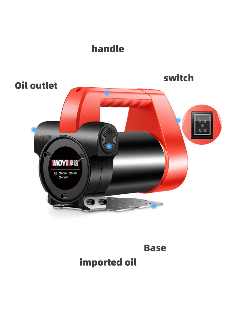 

12V24V220 small vehicle-mounted portable electric pumping pump,self-priming diesel pump,refueling machine,household pumping unit